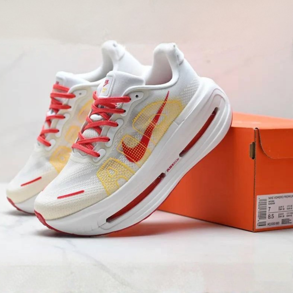 Nike Vomero Premium - Branco/Vermelho/Amarelo