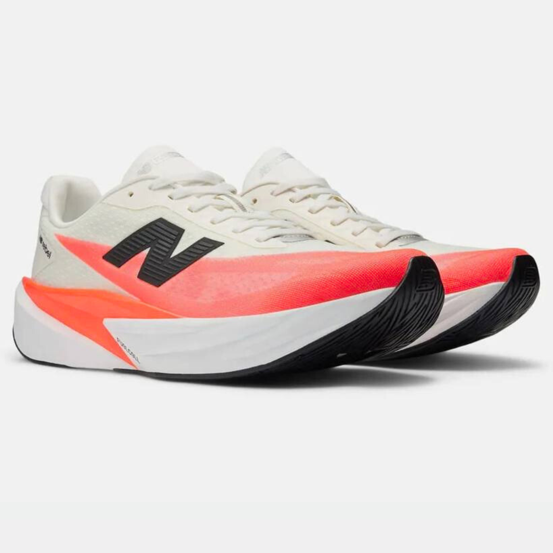 New Balance Fuelcell Rebel V5 - Branco/Vermelho