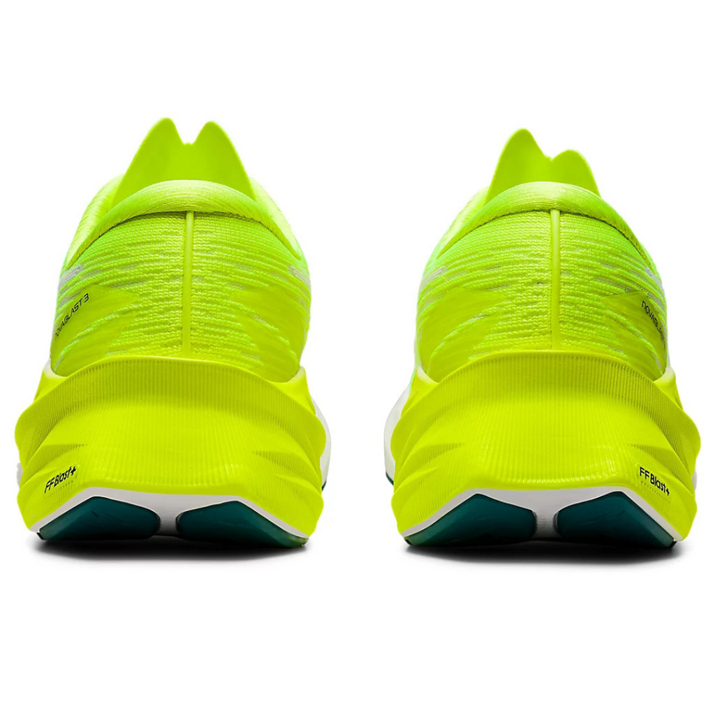 Asics Novablast 3 Verde fluorescente e Branco