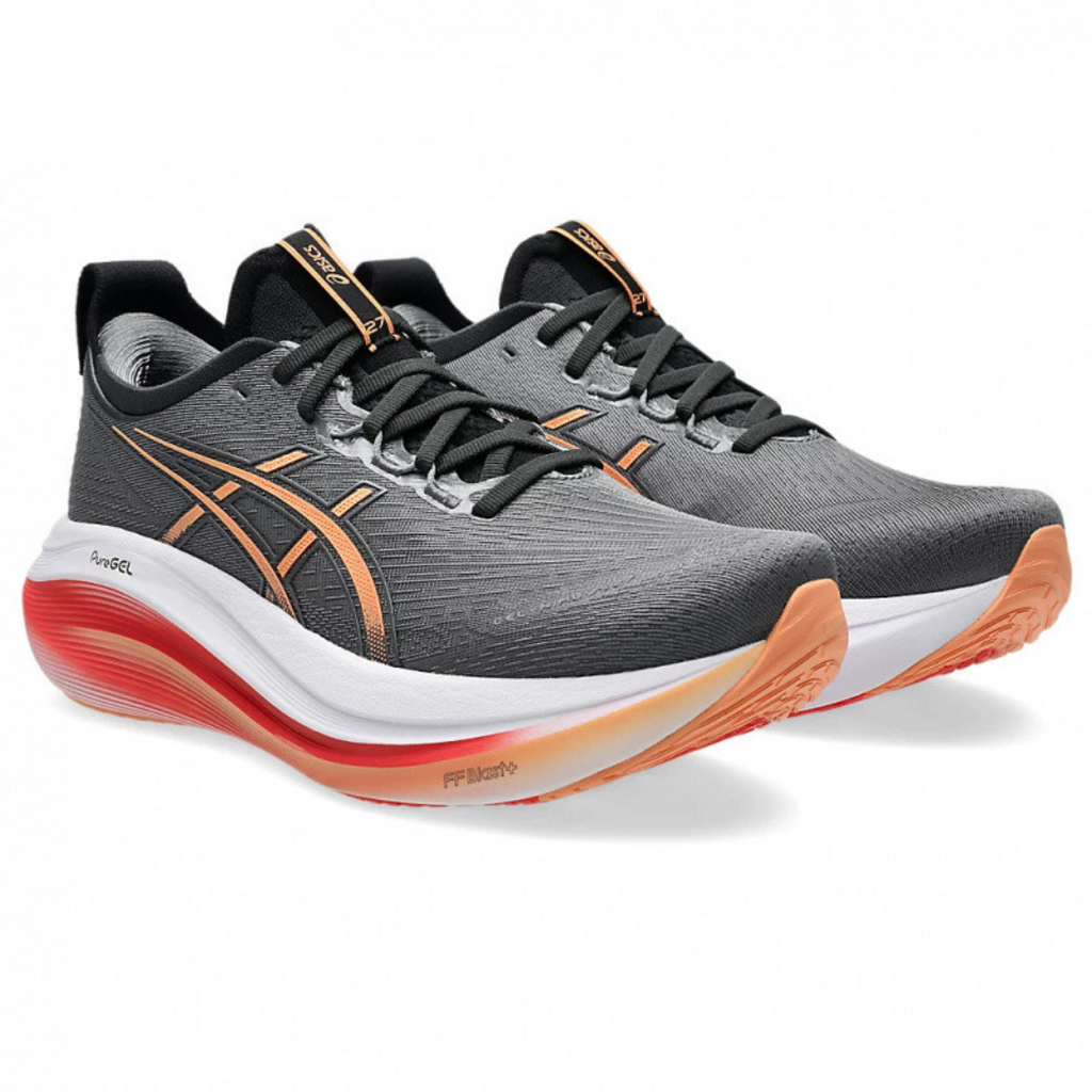 Asics Gel - Nimbus 27 - Cinza/Laranja