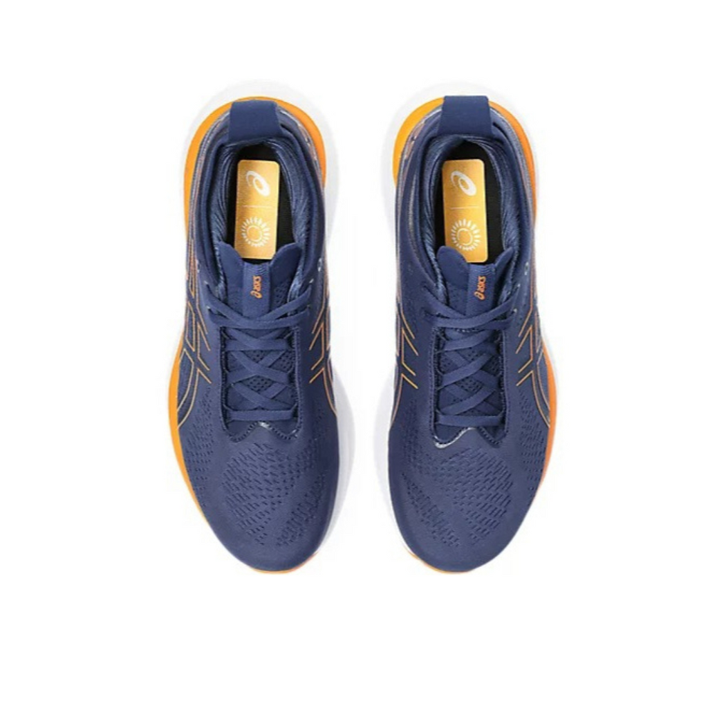 Asics Gel - Nimbus™ 25 Azul Marinho e Laranja