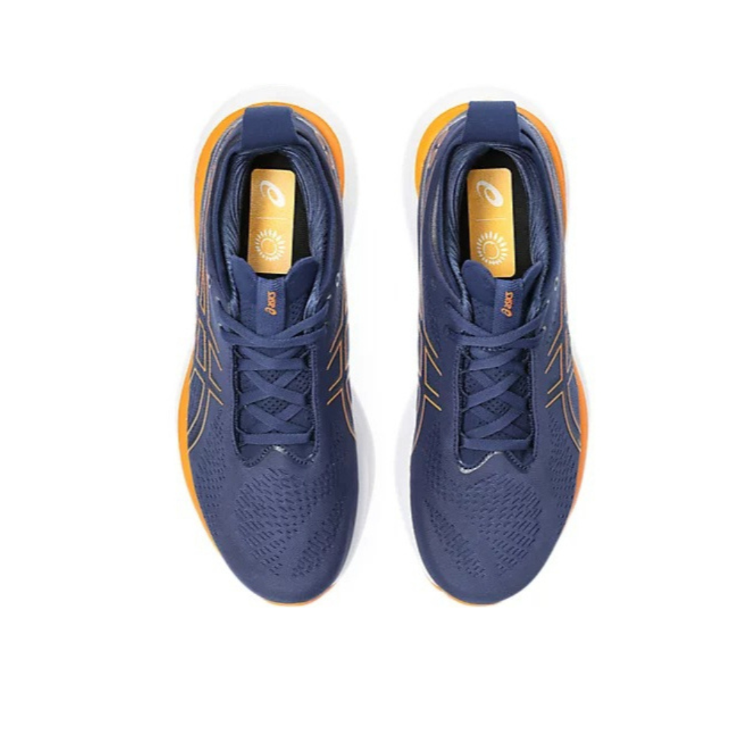 Asics Gel - Nimbus™ 25 Azul Marinho e Laranja