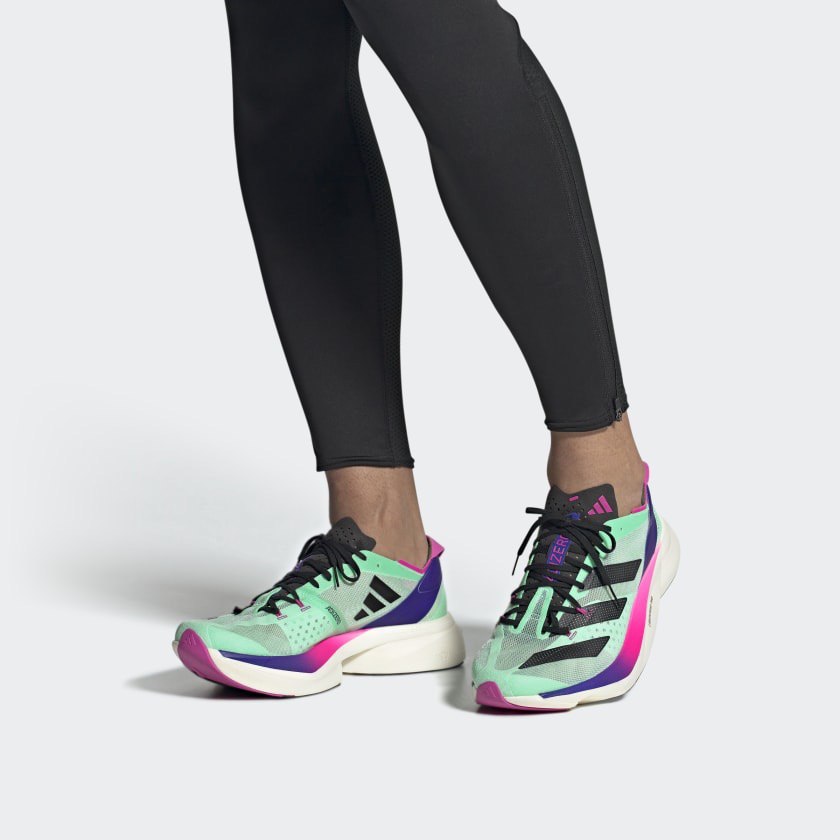 Adidas Adizero Adios Pro 3 - Verde Água/Preto/Rosa